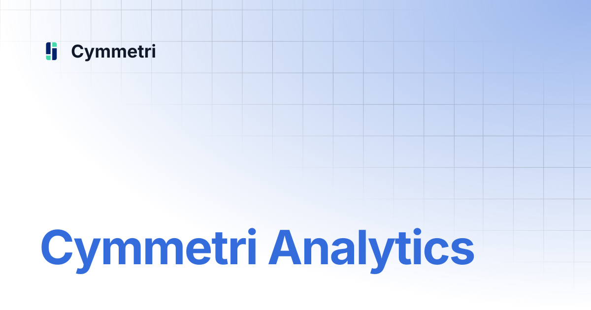 Cymmetri Analytics | Cymmetri