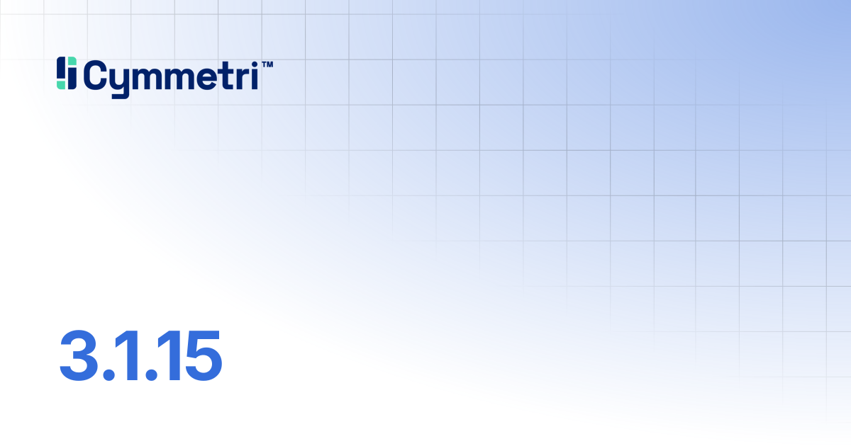 3.1.15 | Cymmetri